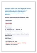 AdjusterPro - Practice Exam &vert; &vert; Most Recent Exam 2026-2027  Actual Complete Real  Exam Questions And Correct  Answers &lpar;Verified  Answers&rpar; Already Graded A&plus; &vert;  Guaranteed  Success&excl;&excl; &vert; Newest Exam &vert; Just                     Released&excl;&excl;