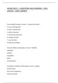 MS300 QUIZ 1 &vert; QUESTIONS AND ANSWERS &vert; 2026 UPDATE &vert; 100&percnt; CORRECT