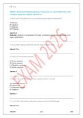 NR 507 Advanced Pathophysiology Midterm 2026 &ndash; All Questions and 100&percnt; Correct Answers&comma; Graded A&plus;&comma; Latest Update