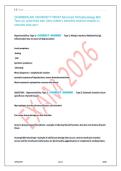 NR 507 Advanced Pathophysiology Midterm 2026 &ndash; All Questions and 100&percnt; Correct Answers&comma; Graded A&plus;&comma; Latest Update