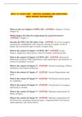  NFPA 101 EXAM PREP - VERIFIED ANSWERS AND QUESTIONS - MOST RECENT EDITION 2026