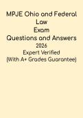 MPJE &vert; Ohio & Federal Pharmacy Law Study Guide