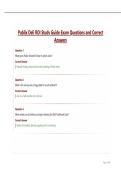Publix Deli ROI Study Guide Exam Questions and Correct Answers&period;