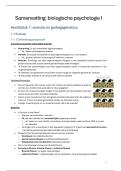 Samenvatting -  Biologische Psychologie 1