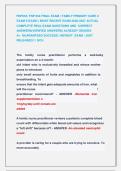 FNP654&sol; FNP 654 FINAL EXAM &vert; FAMILY PRIMARY CARE II  EXAM II EXAM &vert;&vert; MOST RECENT EXAM 2026-2027 ACTUAL  COMPLETE REAL EXAM QUESTIONS AND  CORRECT  ANSWERS&lpar;VERIFIED ANSWERS&rpar; ALREADY GRADED                        A&plus;  GUARANTEED SUCCESS &vert; NEWEST  EXAM &vert; JUST