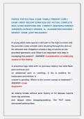 FNP652 &sol; FNP 652 MIDTERM EXAM&FINAL EXAM &vert; FAMILY PRIMARY CARE I EXAM &vert;&vert; MOST RECENT EXAM 2026-2027