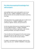Pre-Solo Aeronautical Knowledge Test with answers&period;