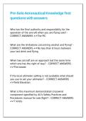 Pre-Solo Aeronautical Knowledge Test questions with answers
