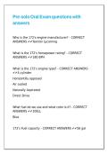 Pre-solo Oral Exam questions with answers