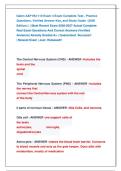 Galen A&P NU-110 Exam 4 Exam Complete Test &comma; Practice  Questions&comma; Verified Answer Key&comma; and Study Guide  &lpar;2026  Edition&rpar; &vert; &vert; Most Recent Exam 2026-2027 Actual Complete  Real Exam Questions And Correct Answers &lpar;Verified   Answers&rpar; Already Graded A&plus; &vert; Guaran
