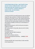 HYPERTENSION RELIAS EXAM &vert; &vert; MOST RECENT EXAM   2026-2027 ACTUAL COMPLETE MOST TESTED  REAL                 EXAM QUESTIONS AND VERIFIED SOLUTIONS GET                            IT 100&percnt; ACCURATE&excl;&excl; &vert; ALREADY GRADED A&plus; &vert;                          NEWEST EXAM 