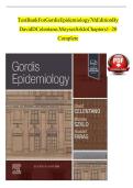 Gordis Epidemiology &lpar;7th Edition&rpar; &ndash; Test Bank &vert; Celentano & Szklo &vert; Chapters 1&ndash;20 Complete Exam Resource
