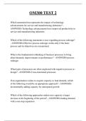 OM300 TEST 2 QUESTIONS AND ANSWERS 2026
