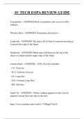 AV TECH EOPA REVIEW GUIDE QUESTIONS AND ANSWERS 2026