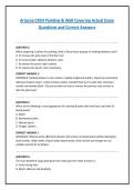 Arizona CR34 Painting & Wall Covering Actual Exam Questions and Correct Answers
