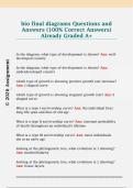bio final diagrams Questions and  Answers &lpar;100&percnt; Correct Answers&rpar;  Already Graded A&plus;