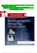 TEST BANK for Fauber&rsquo;s Radiographic Imaging and Exposure&comma; 7th Edition by Terri L&period; Fauber &mdash; Verified Questions & Answers for Chapters 1&ndash;10 A&plus;