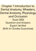 Chapter 1&colon; Introduction to Dental Anatomy &vert; Wheeler&rsquo;s Dental Anatomy Study Guide