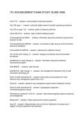 ITC ADVANCEMENT EXAM STUDY GUIDE 2026