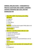General Drilling Exam&colon; Questions & Answers