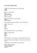 ITC STUDY GUIDE 2026
