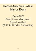 Dental Anatomy &vert; Latest Mirror Exam & Practice Guide