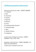 CSTR Exam questions with answers&period;