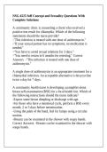 NSG 4525 Self Concept and Sexuality Questions With Complete Solutions