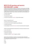 BSW License Exam Study Guide questions  and 100&percnt; verified answers 2025&sol;2026 latest  update