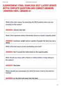 ILEARNTOBOAT FINAL EXAM 2026-2027 LATEST UPDATE  WITYH COMPLETE QUESTIONS AND CORRECT ANSWERS  VERIFIED 100&percnt; GRADED A&plus; 