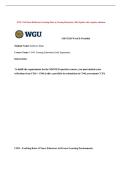 WGU C946 Final Reflection&colon; Evolving Roles in Nursing Education &vert; 2026 Update with complete solutions&period;