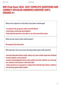 WSI Final Exam 2026 -2027 COMPLETE QUESTIONS AND  CORRECT DETAILED ANSWERSVERIFIED 100&percnt;  GRADED A&plus; 