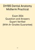 Final Exam Study Guide 2026 &vert; Dental Anatomy
