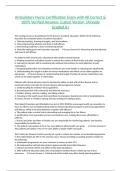 Ambulatory Nurse Certification Exam with All Correct & 100&percnt; Verified Answers &vert;Latest Version &vert;Already Graded A&plus;