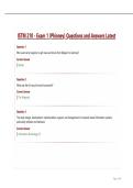 ISTM 210 - Exam 1 &lpar;Phinney&rpar; Questions and Answers Latest&period;