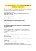 ACC 300 CHAPTER 6 EXAM QUESTIONS WITH VERIFIED SOLUTIONS