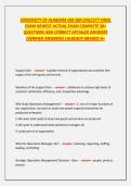 UNIVERSITY OF ALABAMA OM 300 CHILCUTT FINAL EXAM NEWEST ACTUAL EXAM COMPLETE 50&plus; QUESTIONS AND CORRECT DETAILED ANSWERS &lpar;VERIFIED ANSWERS&rpar; &vert;ALREADY GRADED A&plus;