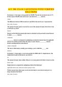 ACC 300&colon; EXAM 2 QUESTIONS WITH VERIFIED SOLUTIONS