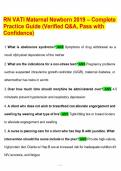 RN VATI Maternal Newborn 2019 &ndash; Complete Practice Guide &lpar;Verified Q&A&comma; Pass with Confidence&rpar;&period;pdf
