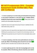 RN VATI Fundamentals 2019 &ndash; Complete Assessment Guide &lpar;Verified Q&A&comma; Pass with Confidence&rpar;&period;pdf