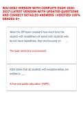 WGU D002 VERSION WITH COMPLETE EXAM 2026 2027LATEST VERSION WITH UPDATED QUESTIONS  AND CORRECT DETAILED ANSWERS VERIFIED 100&percnt;  GRADED A&plus;  