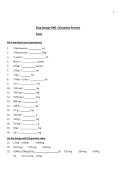 DRUG DOSAGE CALCULATION PRACTICE EXAM