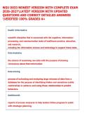 WGU D033 NEWEST VERSION WITH COMPLETE EXAM  2026-2027LATEST VERSION WITH UPDATED  QUESTIONS AND CORRECT DETAILED ANSWERS  VERIFIED 100&percnt; GRADED A&plus; 