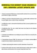 Hemodialysis Study Guide & Exam Questions &vert; Key Concepts for Nephrology Certification