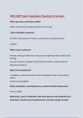 WGU D027 &vert;WGU D027 Exam Preparation&sol; Questions & Answers&vert;Latest Updated A&plus; Guide 