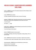 GES 2613 EXAM 1 QUESTIONS WITH ANSWERS 100&percnt; PASS 
