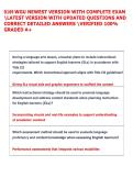 D169 WGU NEWEST VERSION WITH COMPLETE EXAM  LATEST VERSION WITH UPDATED QUESTIONS AND  CORRECT DETAILED ANSWERS VERIFIED 100&percnt;  GRADED A&plus; 