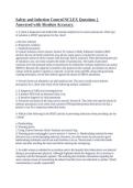 Safety and Infection Control NCLEX Questions &vert;&vert; Answered with Absolute Accuracy&period;