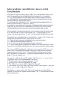 Safety & Infection Control &vert;&vert; Correct Answers to Real Exam Questions&period;