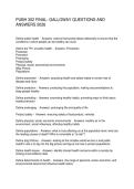 PUBH 302 FINAL- GALLOWAY QUESTIONS AND ANSWERS 2026